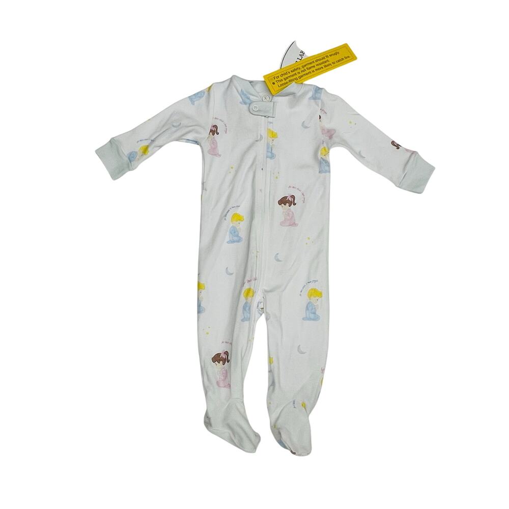 NWT Lullaby Set 6M For This Child I Have Prayed in Blue